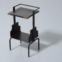 Occasional Table , Stand Attributed to Jacques Adnet - Sold for $2,816 on 05-24-2025 (Lot 146).jpg